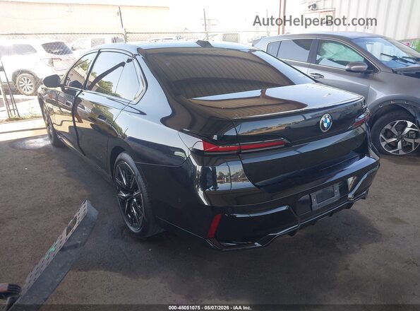 WBA23EH06PCM76129 2023 BMW 7 SERIES Black უკანა მარცხენა