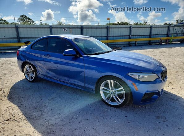 WBA2F9C32H7A40245 2017 BMW 2 SERIES Blue Delantero derecho