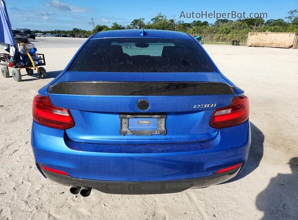 WBA2F9C32H7A40245 2017 BMW 2 SERIES Blue Vista trasera