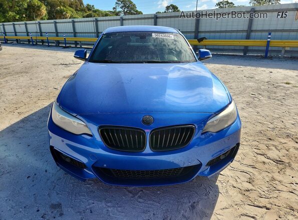 WBA2F9C32H7A40245 2017 BMW 2 SERIES Blue Vista frontal