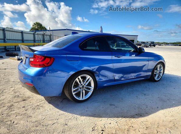 WBA2F9C32H7A40245 2017 BMW 2 SERIES Blue Trasero derecho