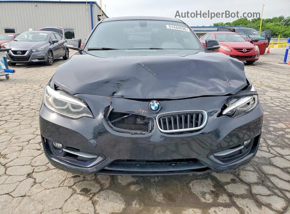WBA2F9C32HV664703 2017 BMW 2 SERIES Black Դիմացի տեսք