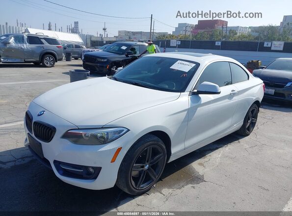 WBA2F9C32HV664863 2017 BMW 2 SERIES White წინა მარცხენა ხედი სამი მეოთხედიდან