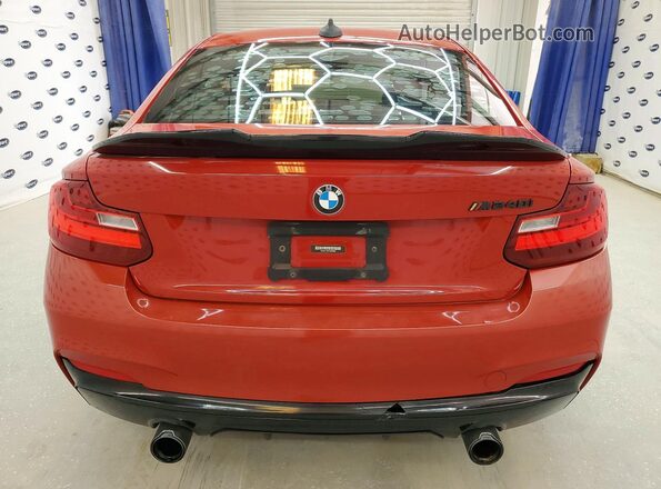 WBA2G1C52HV638893 2017 BMW M2 Red უკანა ხედი