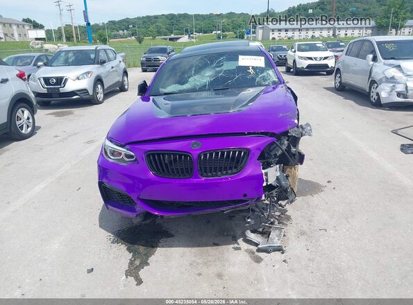 WBA2G3C51HV640730 2017 BMW M2 Purple Սալոնի հետևի տեսք