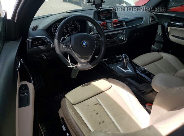 WBA2J1C58JVD09805 2018 BMW 2 SERIES White Widok deski rozdzielczej