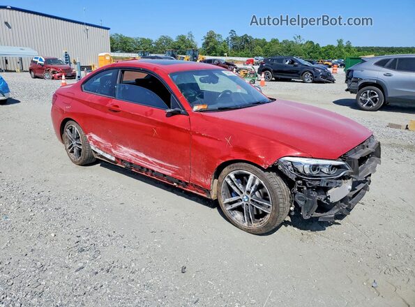 WBA2J5C59JVB27991 2018 BMW M2 Красный Передняя правая четверть