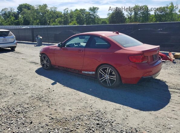WBA2J5C59JVB27991 2018 BMW M2 Красный Задняя левая четверть