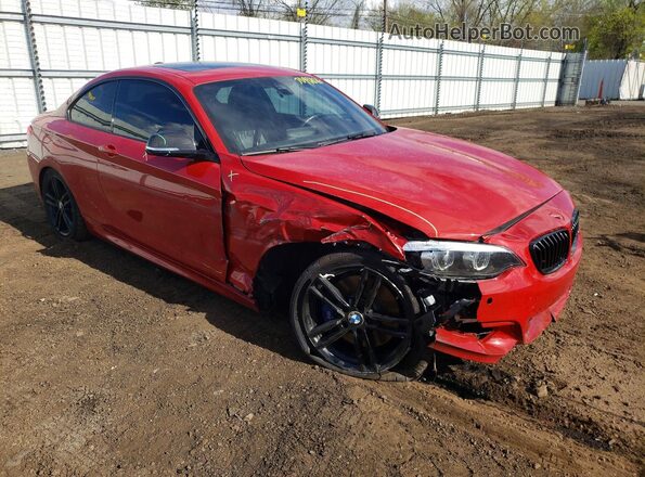 WBA2J7C53JVD60552 2018 BMW M2 Red Передня права чверть