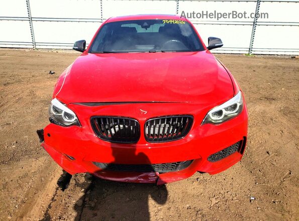 WBA2J7C53JVD60552 2018 BMW M2 Red Вид спереду