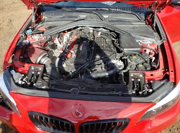 WBA2J7C53JVD60552 2018 BMW M2 Red Вид задньої частини салону