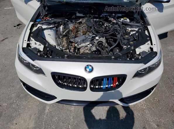 WBA2M7C50JVD51623 2018 BMW 2 SERIES White Widok wnętrza z tyłu