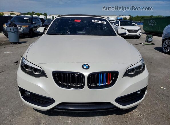 WBA2M7C50JVD51623 2018 BMW 2 SERIES White Widok z przodu