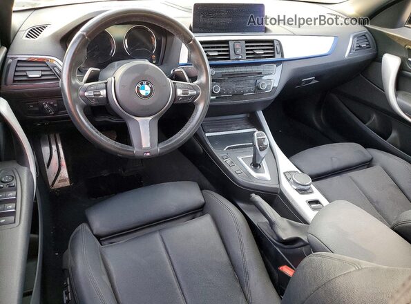 WBA2M7C5XKVD52313 2019 BMW 2 SERIES Black Вид панелі приладів