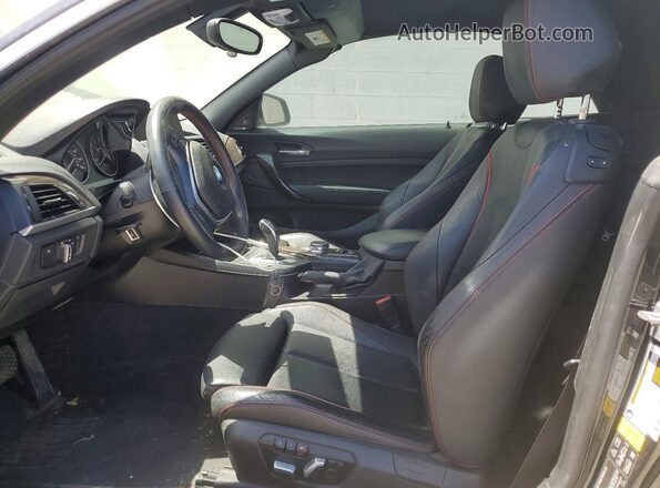 WBA2M9C38HV717538 2017 BMW 2 SERIES Black Front interior view