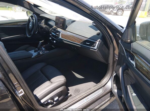 WBA33AG06PCL90639 2023 BMW 5 SERIES Black Widok wnętrza z przodu