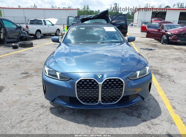 WBA33DB00SCS60423 2025 BMW 4 SERIES Blue Սարքավորումների վահանակի տեսք