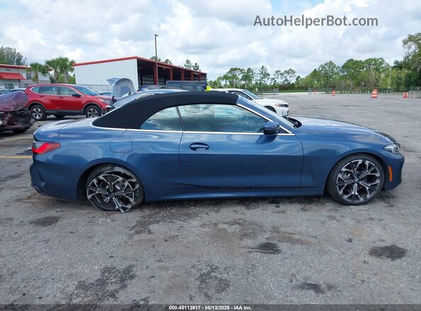 WBA33DB00SCS60423 2025 BMW 4 SERIES Blue Սալոնի հետևի տեսք