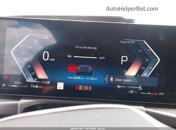 WBA33DB00SCS60423 2025 BMW 4 SERIES Blue Հետևի նստատեղերի տեսք
