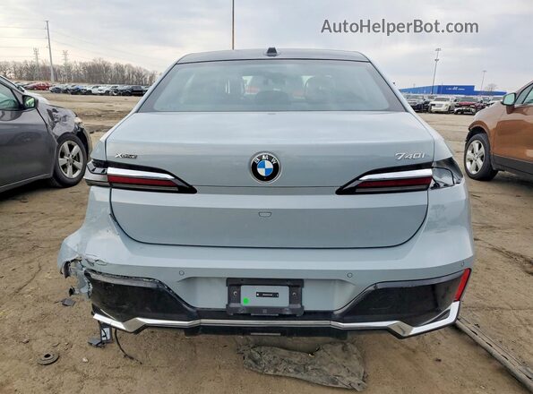 WBA33EH00SCV21692 2025 BMW 7 SERIES Turquoise Вид ззаду