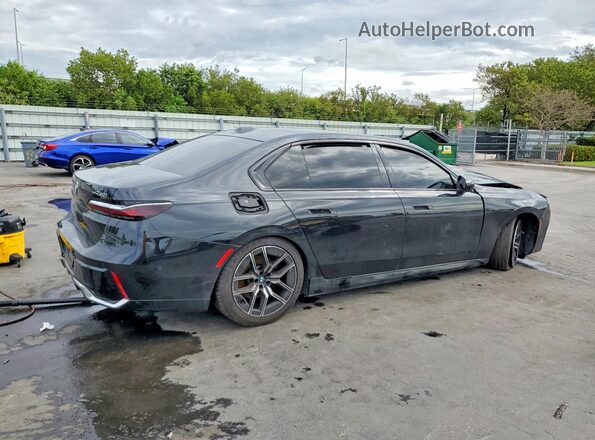WBA33EH09RCP71748 2024 BMW 7 SERIES Черный Задняя правая четверть