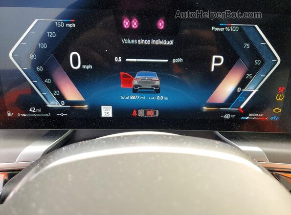 WBA33EJ04RCS19052 2024 BMW 7 SERIES Серый Вид щитка приборов
