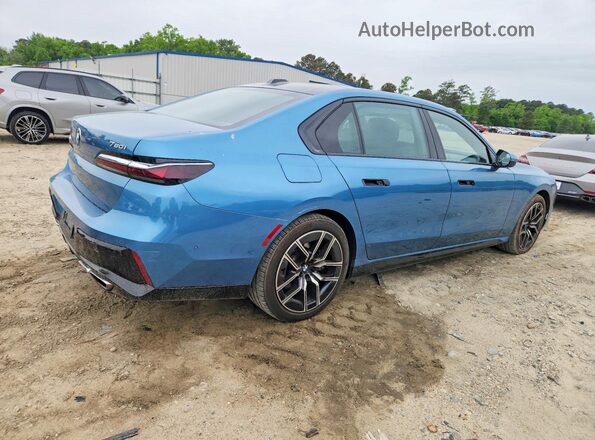 WBA33EJ07RCR42720 2024 BMW 7 SERIES Синий Задняя правая четверть