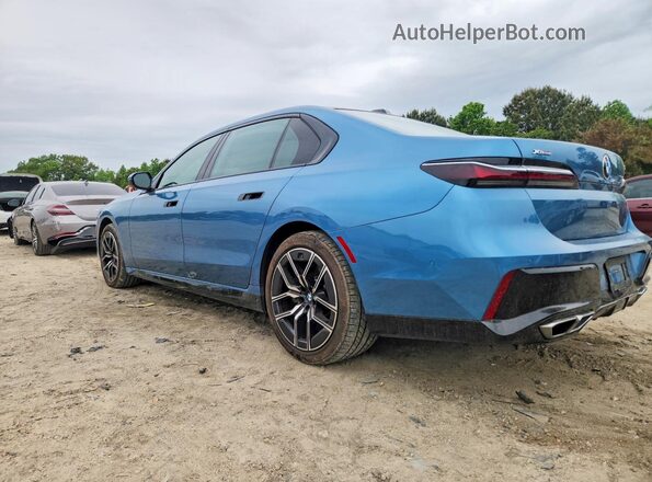 WBA33EJ07RCR42720 2024 BMW 7 SERIES Синий Задняя левая четверть