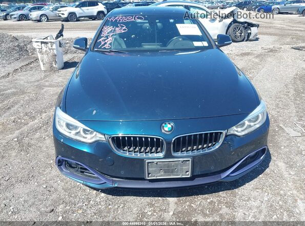 WBA3T1C52GP821911 2016 BMW 4 SERIES Blue Vista del cuadro de instrumentos