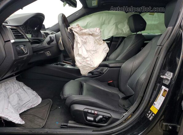 WBA3X9C5XGD869970 2016 BMW 3 SERIES Черный Вид салона спереди