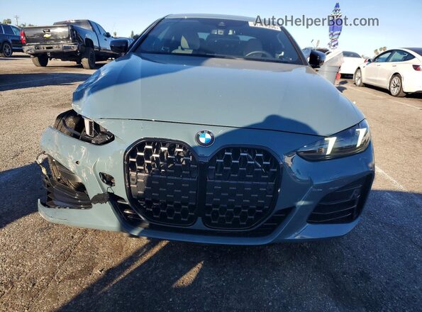 WBA43DA01SCS61750 2025 BMW 4 SERIES Gray Դիմացի տեսք