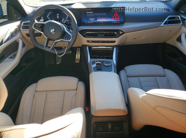 WBA43DA01SCS61750 2025 BMW 4 SERIES Gray Առջևի վահանակի տեսք