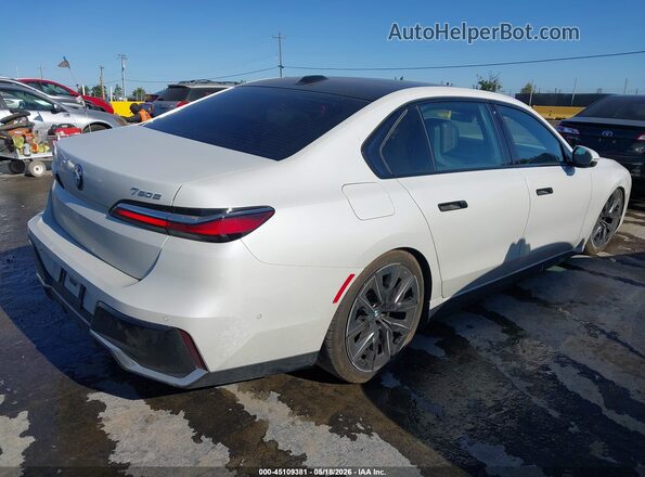 WBA43EH01SCV37923 2025 BMW 7 SERIES White Tył prawy