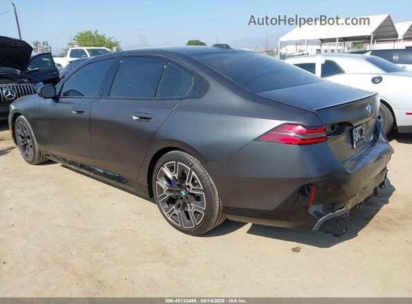 WBA43FJ09SCU39383 2025 BMW 5 SERIES Dark Blue Rear left