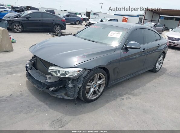 WBA4A9C52GG508589 2016 BMW 4 SERIES Gray Առջևի ձախ երեք քառորդ տեսարան