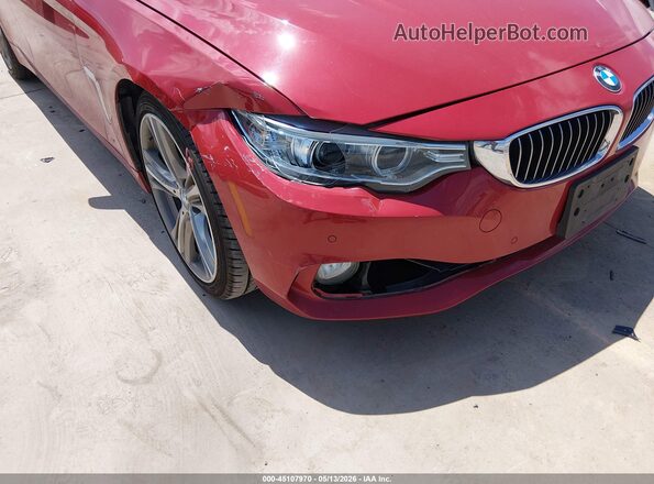 WBA4A9C59GGL87995 2016 BMW 4 SERIES Red Widok z przodu