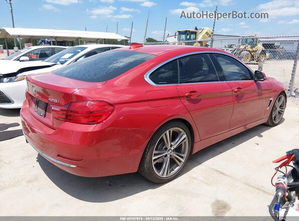 WBA4A9C59GGL87995 2016 BMW 4 SERIES Red Tył prawy