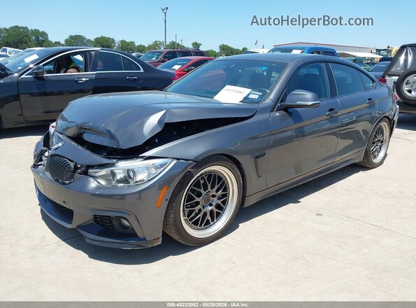 WBA4B1C56GG243044 2016 BMW 4 SERIES Gray Vista tres cuartos delantera izquierda
