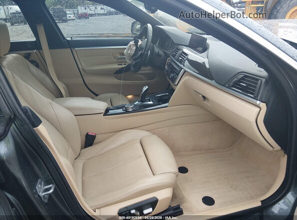 WBA4B1C5XGG241863 2016 BMW 4 SERIES Gray Widok wnętrza z przodu