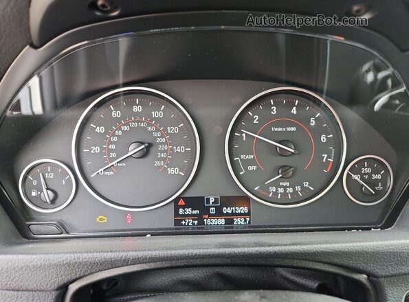 WBA4F7C3XHG787523 2017 BMW 4 SERIES Silver Вид щитка приладів