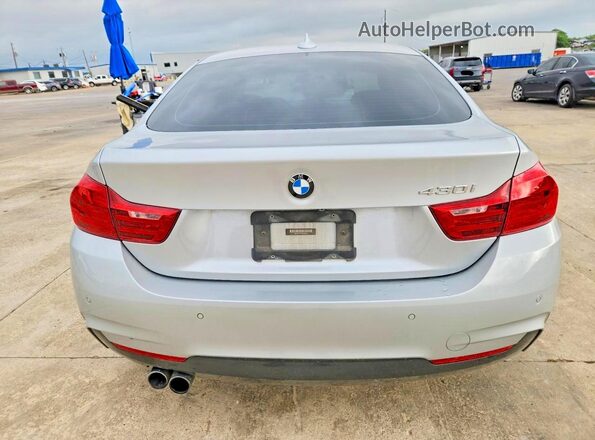 WBA4F7C3XHG787523 2017 BMW 4 SERIES Silver Вид ззаду