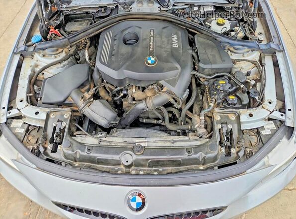 WBA4F7C3XHG787523 2017 BMW 4 SERIES Silver Вид задньої частини салону