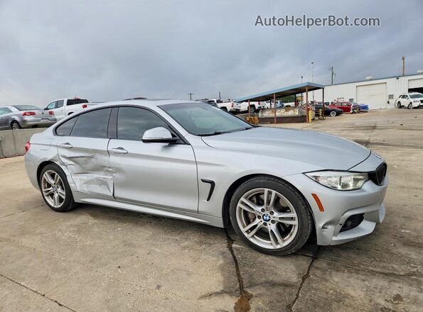 WBA4F7C3XHG787523 2017 BMW 4 SERIES Silver Передня права чверть