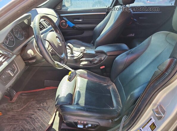 WBA4F7C57HG787240 2017 BMW 4 SERIES Silver Вид салону спереду