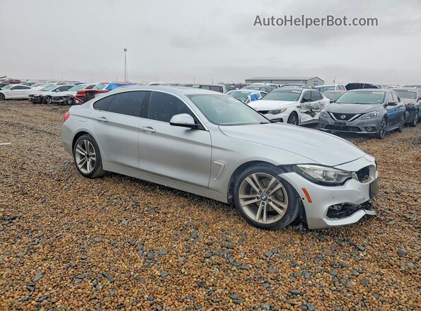 WBA4F7C57HG787240 2017 BMW 4 SERIES Silver Передня права чверть