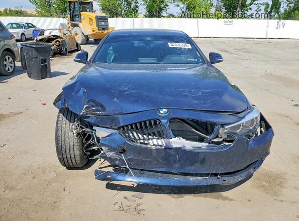 WBA4J1C01LCE52770 2020 BMW 4 SERIES Blue Вид спереду