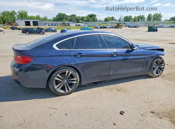 WBA4J1C01LCE52770 2020 BMW 4 SERIES Blue Задня права чверть
