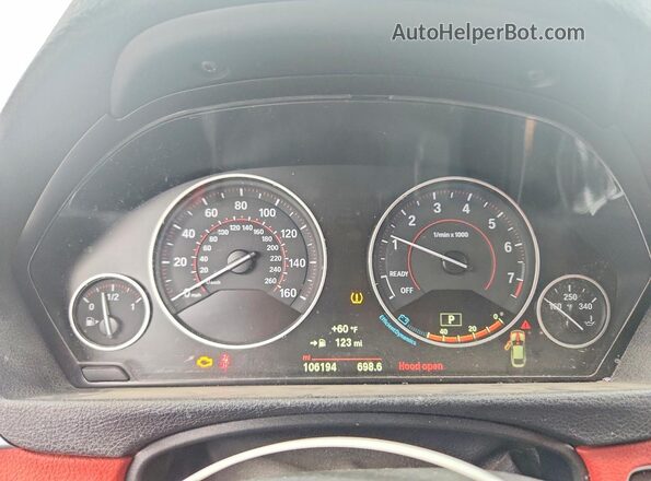 WBA4J1C59KBM12353 2019 BMW 4 SERIES White ხელსაწყოთა პანელის ხედი