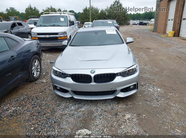 WBA4J1C59KBU67384 2019 BMW 4 SERIES Silver Instrument cluster view