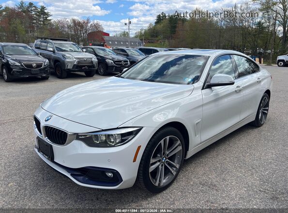 WBA4J3C55JBL04161 2018 BMW 4 SERIES White Vista tres cuartos delantera izquierda